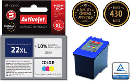 Originele inkt cartridge Activejet AH-22RX Cyaan/Magenta/Geel