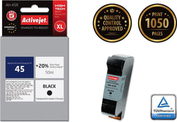 Originele inkt cartridge Activejet AH-45R Zwart