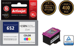 Originele inkt cartridge Activejet AH-652CR Cyaan/Magenta/Geel