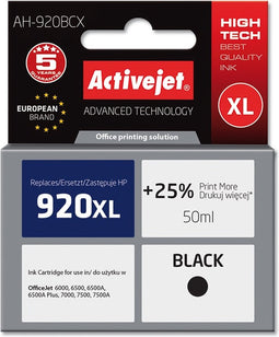 Originele inkt cartridge Activejet AH-920BCX Zwart
