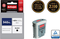 Originele inkt cartridge Activejet AH-940BRX Zwart
