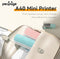 Originele Peripage A40 Draagbare Bluetooth Printer Roze- Thermisch - Mobiel- A4- Zwart Wit - Inclusief een rol thermisch papier -Draadloos - Compact - Draagbaar