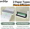 Originele Peripage A40 Draagbare Bluetooth Printer Roze- Thermisch - Mobiel- A4- Zwart Wit - Inclusief een rol thermisch papier -Draadloos - Compact - Draagbaar