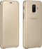Originele Samsung Galaxy A6 2018 Wallet Cover - Goud