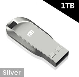 Originele Xiaomi Flash Drives Usb 3.0 Mini - Hoge Snelheid - Metalen Pen Drive 1Tb Stick - Draagbare Drive - Waterdichte Memoria Opslag U Schijf - grijs