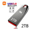 Originele Xiaomi Metal Usb 2Tb 3.0 Flash Drives - Hoge Snelheid Pendrive - Usb Drive - Draagbare Ssd Memoria - Usb TYPE-C - donkergrijs