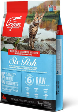 Orijen Kattenvoer - Whole Prey Six Fish - Vis - 5.4 kg