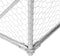 vidaXL - Hondenkennel - voor - buiten - met - deur - 2x2x1 - m - gegalvaniseerd - staal