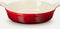 Le Creuset - Aardewerken - Ovenschaal - 24 cm / 6.3 cm Hoog - Rond - Kersenrood