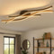Globo Geronimo - plafonniere - LED 1250 lumen - zwart - 67206DW