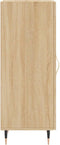 vidaXL - Dressoir - 34,5x34x90 - cm - bewerkt - hout - sonoma - eiken