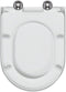 vidaXL - Snelle - Aflaat - Toiletzitting - met - Zachte - Sluiting - in - Duroplast - Wit