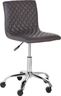 ORLANDO - Bureaustoel - Donkergrijs - Kunstleer