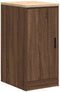 vidaXL - Garagekast - 40x51x85 - cm - massief - grenenhout - bruin - eikenkleurig
