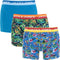 JACK&JONES JACPENTA - Onderbroek 3-pack - Bloemenprint en effen blauw - Classic Blue (3-pack)
