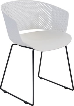 Orly tuinstoel polypropyleen wit