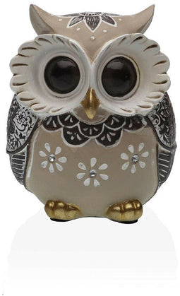 Decoratieve figuren Versa Uil 7 x 11 x 8,5 cm