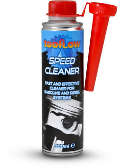 Tecflow Speed Cleaner - Brandstofsysteem Reiniger - Vermindert Emissie en Verbruik - Voor Benzine en Diesel - 300 ml