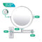 Make-Up Spiegel - Batterij - Chroom - 1-5x Vergroting
