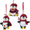 Orn.plc pinquin rood l17cm