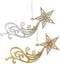 Orn.plc ster goud l12cm