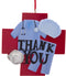 Orn.pvc medisch thank you l8cm