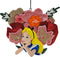 Ornament disney Alice kunststof h10 cm