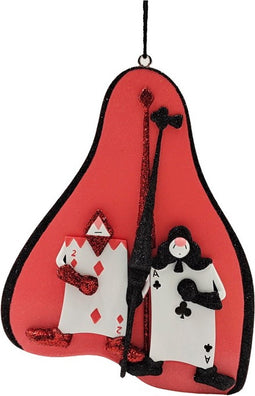 Ornament disney Alice kunststof h10 cm