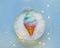 Ornament glas d6h12 cm a2