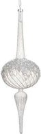 Ornament glas l10b10h34 cm helder