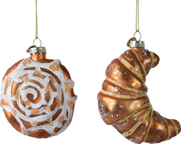 Ornament glas l4.6b7.6h11 cm mlt a2 kerst