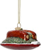 Ornament glas l6b3h11 cm mlt a3 3st kerst