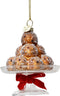 Ornament glas L8b8h10 cm multi I kerst