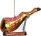 Ornament Ham Glas Goud 15.2cm