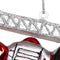 Ornament kerstbal Brandweerwagen Glas Rood 10.5 cm