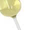 Ornament kerstbal Champagneglas Wit 12 cm