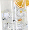 Ornament kerstbal Cocktail Gin Tonic Glas Helder 9 cm