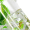 Ornament kerstbal Cocktail Mojito glas Helder 9 cm