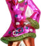 Ornament kerstbal Dancing Lady Glass Multi 16.5 cm