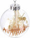 ornament kerstbal gedroogde bloem