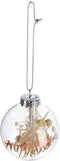 ornament kerstbal gedroogde bloem