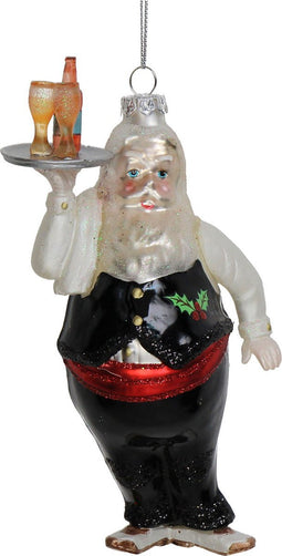 Ornament kerstbal Kelner Glas Multi 15.2 cm