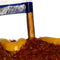 Ornament kerstbal Kroket Glas Bruin 10 cm