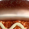 Ornament kerstbal Kroket Sandwich Glas Bruin 8.5 cm