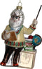 Ornament kerstbal Leraar Glas Multi 13.3 cm