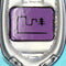 Ornament kerstbal Mobiele Telefoon Glas Blauw 11.4 cm