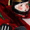 Ornament kerstbal Raceauto Glas Rood 15.2 cm