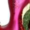 Ornament kerstbal Schoen Glas Roze 11.9 cm