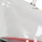 Ornament kerstbal Wijnkaraf Glas Rood 10 cm
