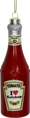 Ornament Ketchup Glas Rood 14cm